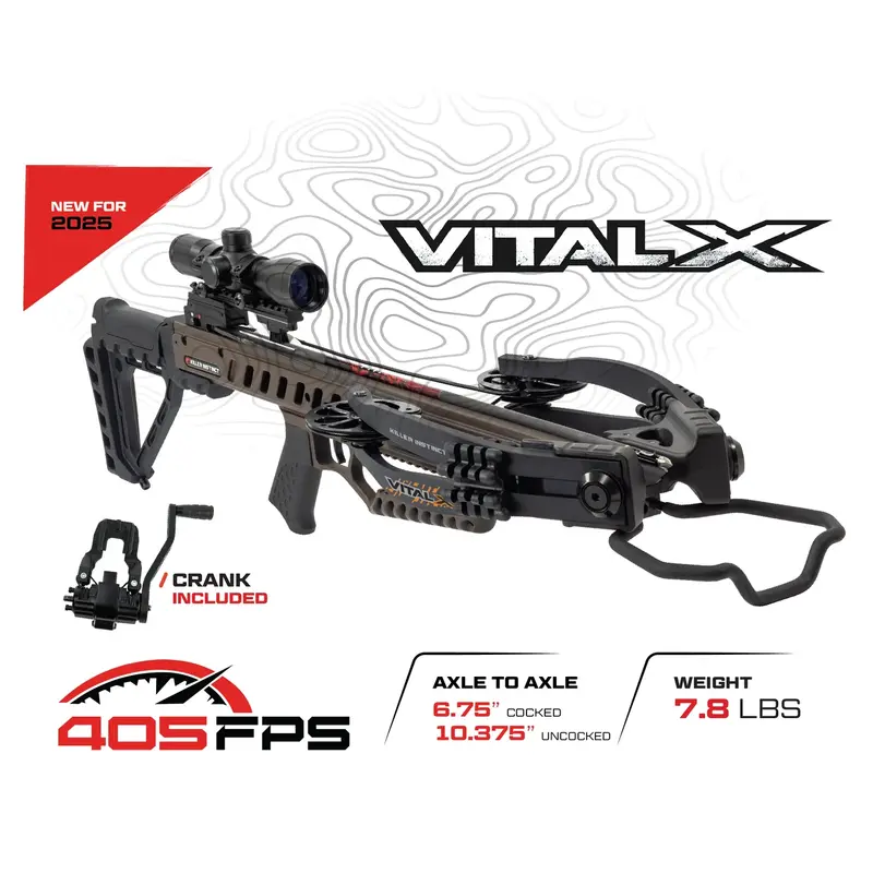 Killer Instinct Vital X 405 with Crank Crossbow Pkg