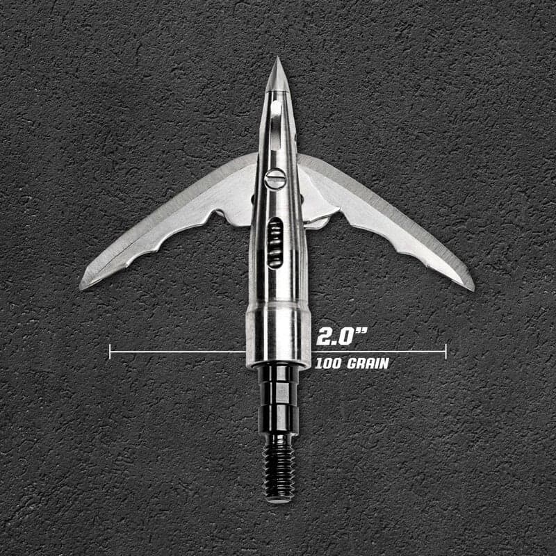 Bowmar Beast Titanium 2 " Broadheads 100 gr (3 pk)