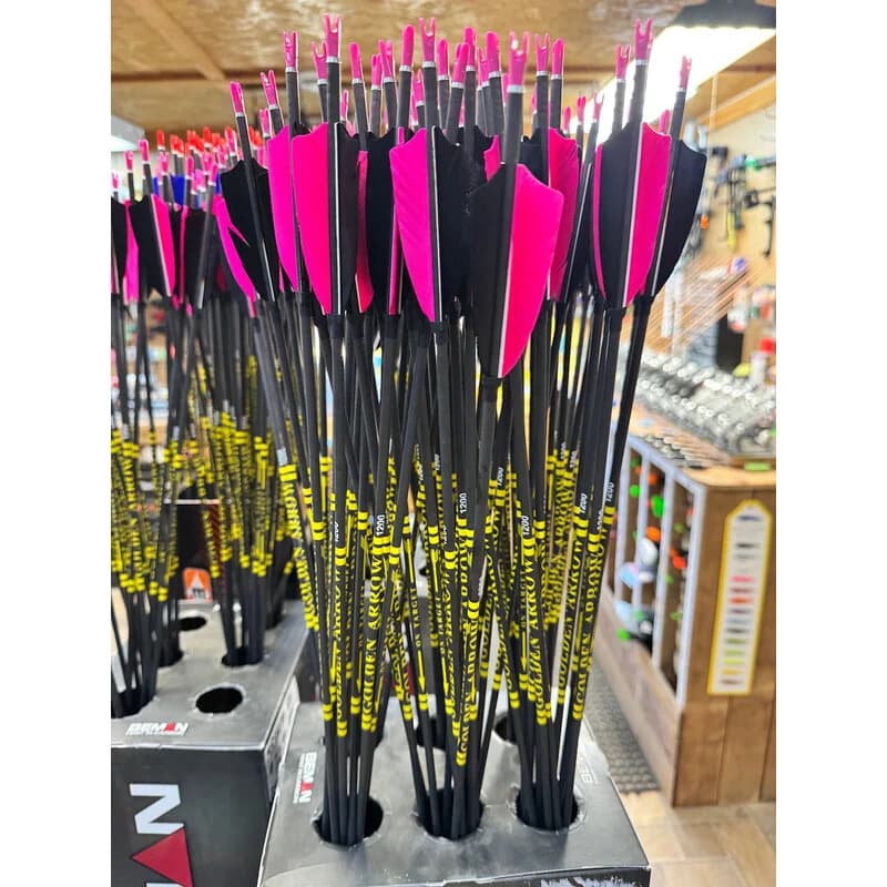 Golden Arrow Youth Arrows 1200 spine (31") inc / point